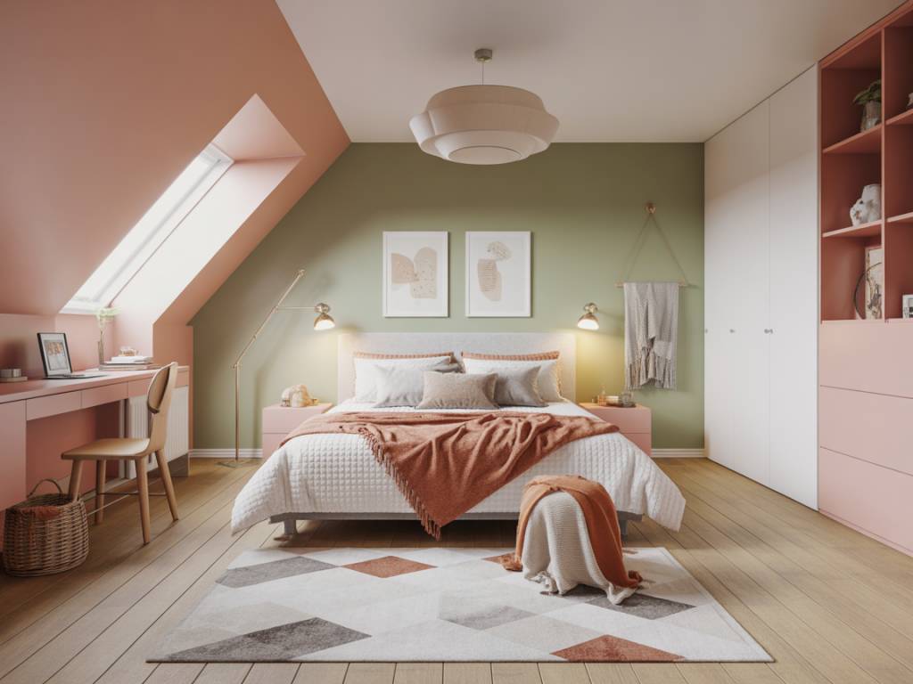 Agrandir visuellement chambre mansardée quel mur peindre pour optimiser l’espace