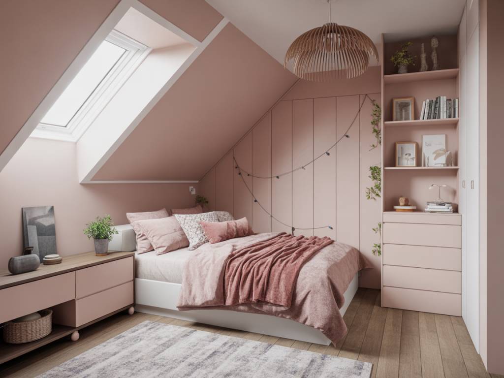 Petite chambre sous comble : idées déco et astuces pour optimiser l’espace