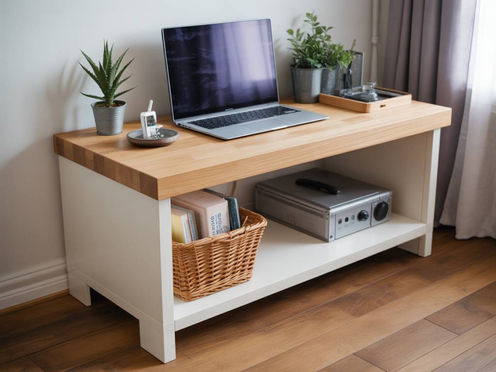 Transformer table ikea lack en meuble unique avec quelques astuces