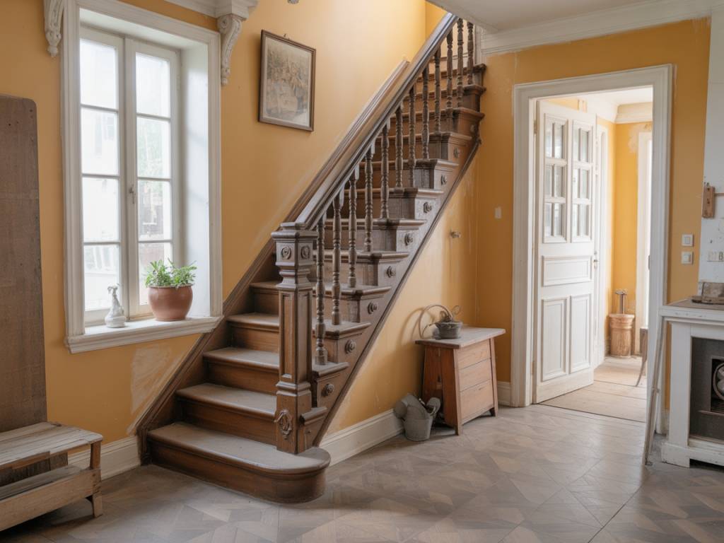 Relooker un escalier rustique : techniques, inspirations et matériaux à privilégier