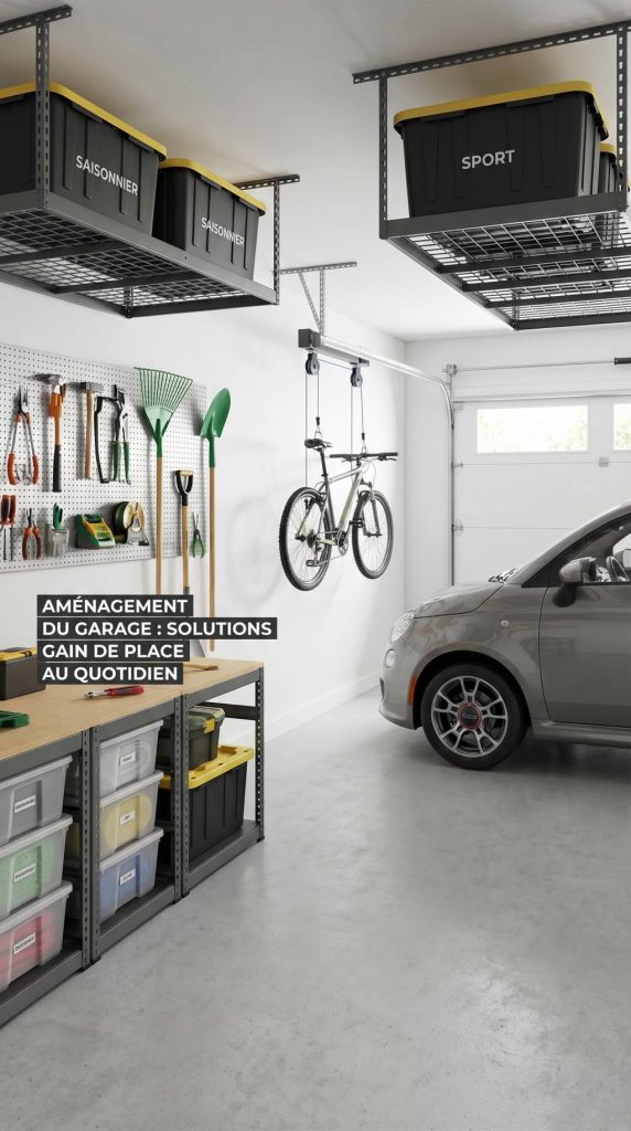 Aménagement du garage : les solutions pour gagner de la place au quotidien