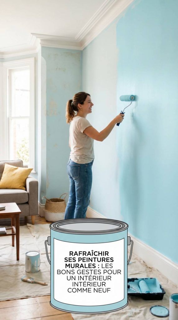 Rafraichir ses peintures murales : les bons gestes pour un intérieur comme neuf