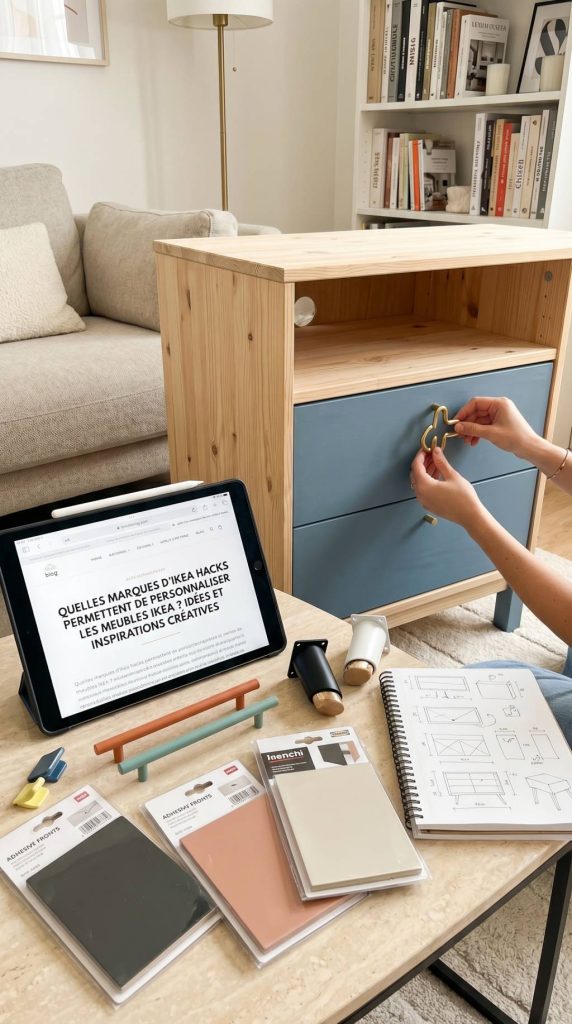 Quelles marques d'IKEA HACKS permettent de personnaliser les meubles IKEA ? idées et inspirations créatives